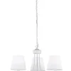Trio Reality Gemütlicher Kronleuchter Stoff Metall Stoff E14 3-flmg< Hängelampen|Bürolampen
