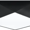 Wohnzimmerlampen|Moderne Lampen*Sollux Geometrische Deckenleuchte Schwarz B:40cm LYNNDIE