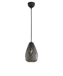 Hängelampen|Bürolampen*Trio Reality Geometrische Pendelleuchte Metall Anthrazit E27 Ø15 cm