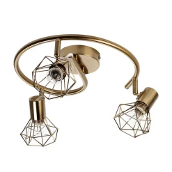 Easylight Geometrischer Spot Metall Retro in Messing vielseitig MIA< Retro Lampen|Küchenlampen