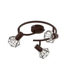 Easylight Geometrischer Spot Metall Retro in Rostbraun MIA< Retro Lampen|Küchenlampen