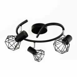 Easylight Geometrischer Spot Schwarz Metall Retro vielseitig MIA< Moderne Lampen|Küchenlampen