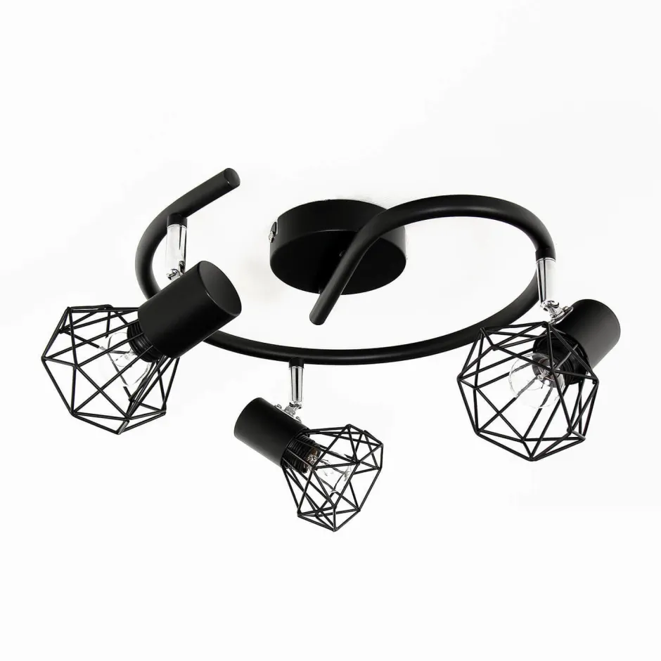 Easylight Geometrischer Spot Schwarz Metall Retro vielseitig MIA< Moderne Lampen|Küchenlampen