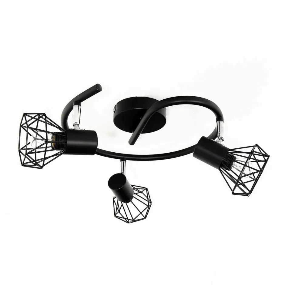 Easylight Geometrischer Spot Schwarz Metall Retro vielseitig MIA< Moderne Lampen|Küchenlampen