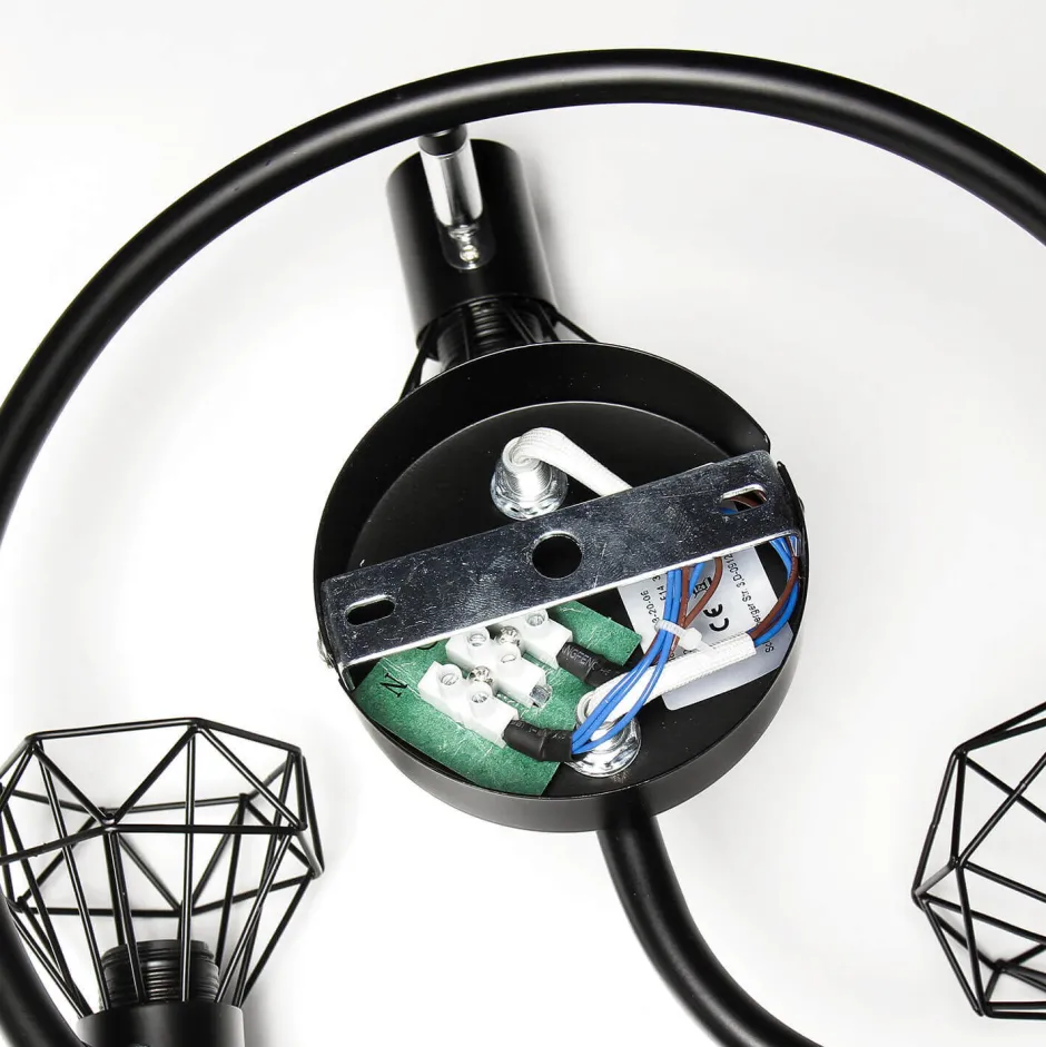 Easylight Geometrischer Spot Schwarz Metall Retro vielseitig MIA< Moderne Lampen|Küchenlampen