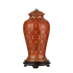 Elstead Gestell für Tischleuchte Keramik in Terracotta 40cm E27< Keramiklampen|Wohnzimmerlampen