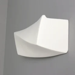 Sollux Gipslampe Wand Weiß bemalbar Up Down E27 dekorativ< Wohnzimmerlampen|Gipsleuchten