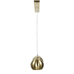 Designerlampen|Retro Lampen*Invicta Interior Glanzvolle Hängelampe MIRRI Gold Retro Esstisch