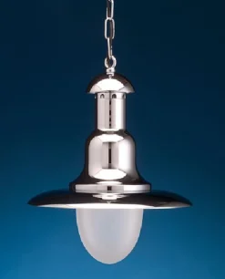 Laura Suardi Glanzvolle Hängeleuchte VIAREGGIO Chrom Maritim< Jugendstil Lampen|Maritime Lampen