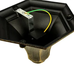 Rabalux Gold Antike Wegeleuchte MILANO 1m hoch rustikal< Rustikale Lampen|Rustikale Außenleuchten