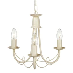 Elstead GOTICA Kronleuchter 5 Creme Ø37cm Esstisch Lampe< Rustikale Lampen|Designerlampen