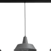 Hängelampen|Industrie Lampen*Masterlight Graue Hängeleuchte Lang L:130cm Ø35cm Handarbeit