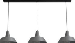 Hängelampen|Industrie Lampen*Masterlight Graue Hängeleuchte Lang L:130cm Ø35cm Handarbeit