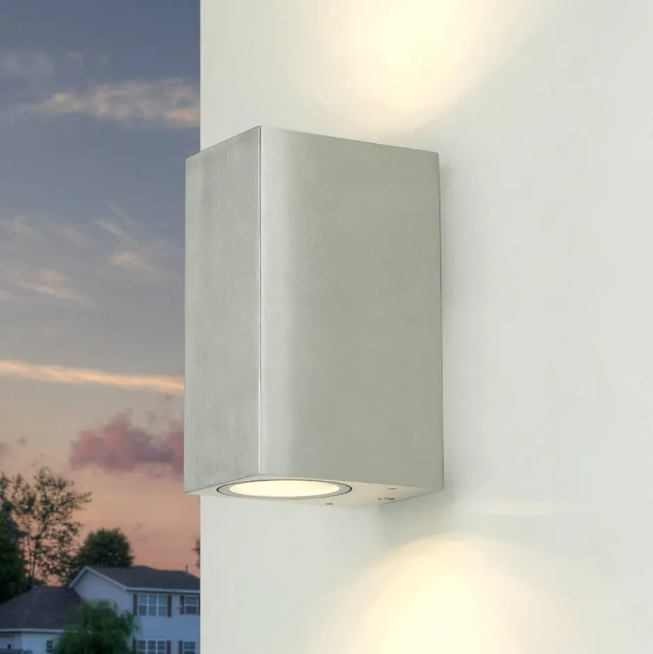 Easylight Graue Wandleuchte für außen Up & Down Spot AALBORG< Moderne Lampen|Moderne Außenleuchten