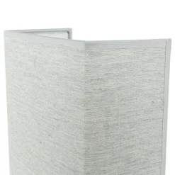 Wandleuchten|Flurlampen*Duolla Graue Wandleuchte Stoff Schirm eckig Loft Design ALICE