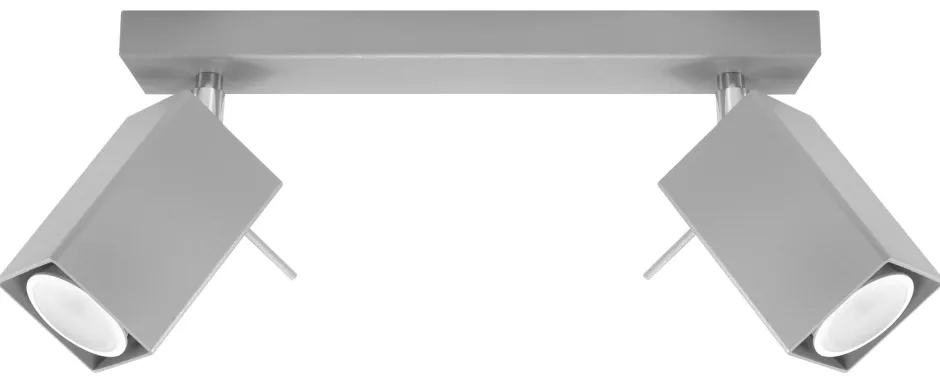 Sollux Grauer Strahler L:30cm Modern Metall FALERIA Wohnzimmer< Wohnzimmerlampen|Moderne Lampen