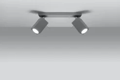 Sollux Grauer Strahler L:30cm Modern Metall FALERIA Wohnzimmer< Wohnzimmerlampen|Moderne Lampen