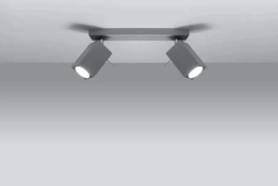 Sollux Grauer Strahler L:30cm Modern Metall FALERIA Wohnzimmer< Wohnzimmerlampen|Moderne Lampen