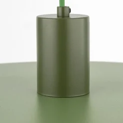 TK Lighting Grüne Hängelampe E27 Ø40 cm rund Vintage Metall< Hängelampen|Bürolampen