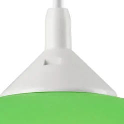 Lamkur Grüne Kinderzimmerlampe rund Mädchen farbenfroh<Kinder Kinderzimmerlampen|Kinderlampen