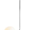 ALDEX Große Deckenlampe Glas Metall in Chrom Kugel H:95 cm E27< Deckenleuchten|Badezimmer Lampe