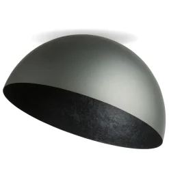 Deckenleuchten|Schlafzimmer Lampen*Sigma Große Deckenleuchte Loft Silber Metall E27 rund Ø70 cm