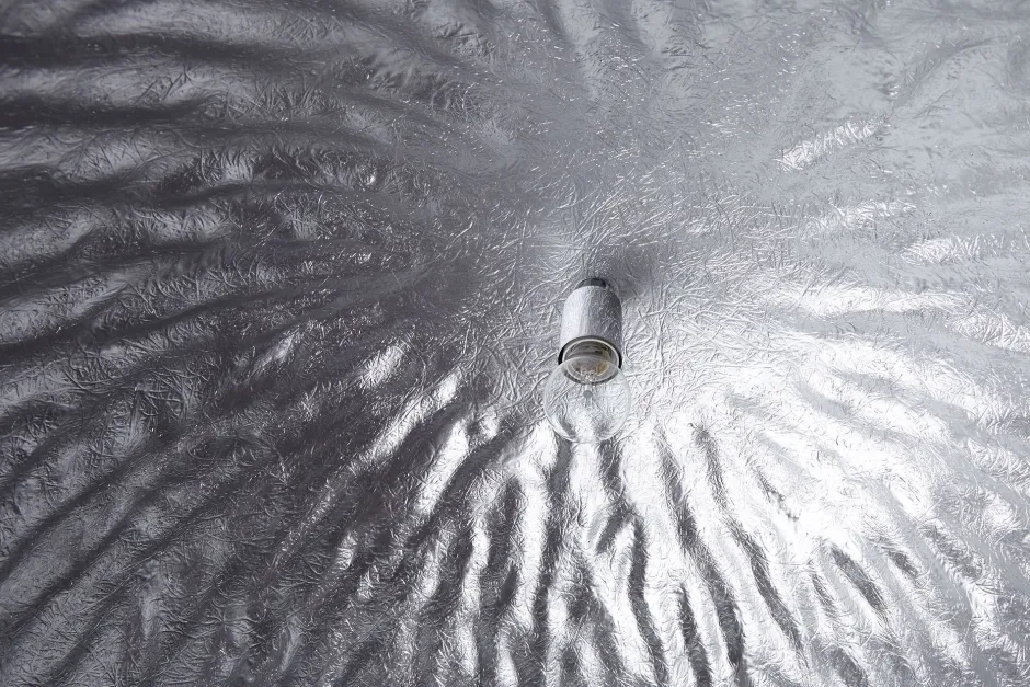 Invicta Interior Große Hängeleuchte Ø70cm rund Modern Design Silber< Hängelampen|Esszimmer Lampen