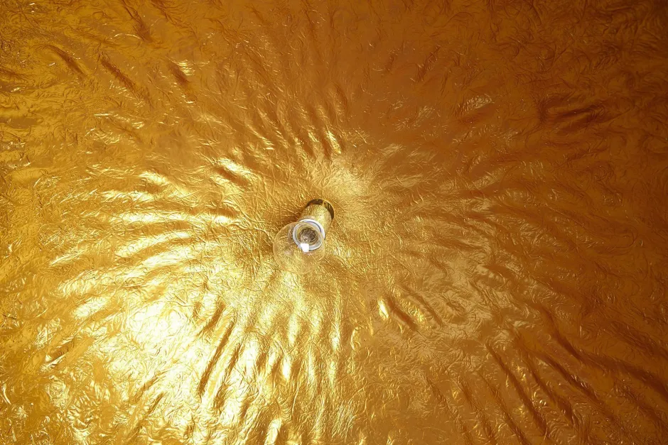 Invicta Interior große Hängeleuchte rund Ø70cm Modern Design schwarz< Hängelampen|Esszimmer Lampen