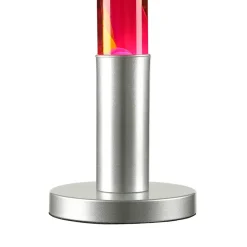 Glaslampen|Retro Lampen*Easylight Große Lavalampe ALAN 76cm Rot Orange Retro Design