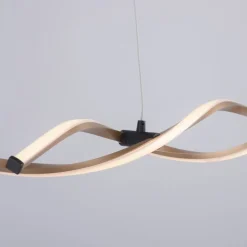 Paul Neuhaus Große LED Hängelampe Schwarz Gold 105 cm 3000 K dimmbar< Hängelampen|Bürolampen