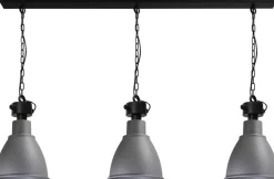 Masterlight Große Pendelleuchte Grau Handarbeit Industrie< Industrie Lampen|Vintage Lampen