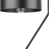 Tischlampen|Schlafzimmer Lampen*Sigma Große Tischlampe Schwarz H:55 cm Metall Lesen Arbeiten