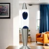 Easylight Harmonische Lavalampe Blau Silber rund Ø6cm TIMMY< Retro Lampen|Lavalampen