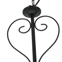 Hängelampen|Esszimmer Lampen*Easylight Höhenverstellbare Hängeleuchte mit Glasschirm rustikal in Weiß