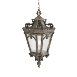 Elstead Hängelampe AMELIA Antik Aluminium Vintage außen< Gartenlaternen|Vintage Lampen