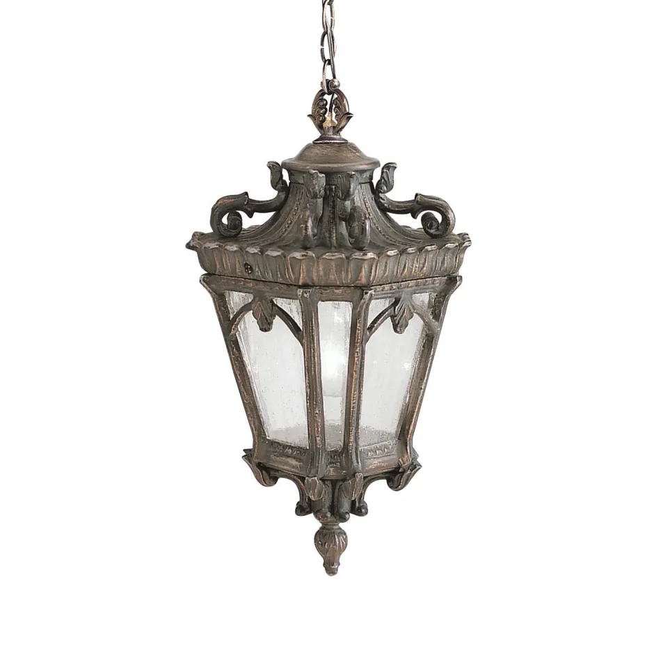 Elstead Hängelampe AMELIA Antik Aluminium Vintage außen< Gartenlaternen|Vintage Lampen