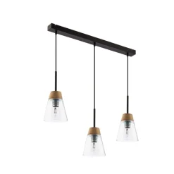 Moderne Lampen|Glaslampen*Jupiter Hängelampe ARAVAE Glas 3 Pendel Esstisch Leuchte