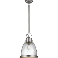 Elstead Hängelampe BABKA in Nickel Ø36cm kürzbar Lampe< Hängelampen|Industrie Lampen