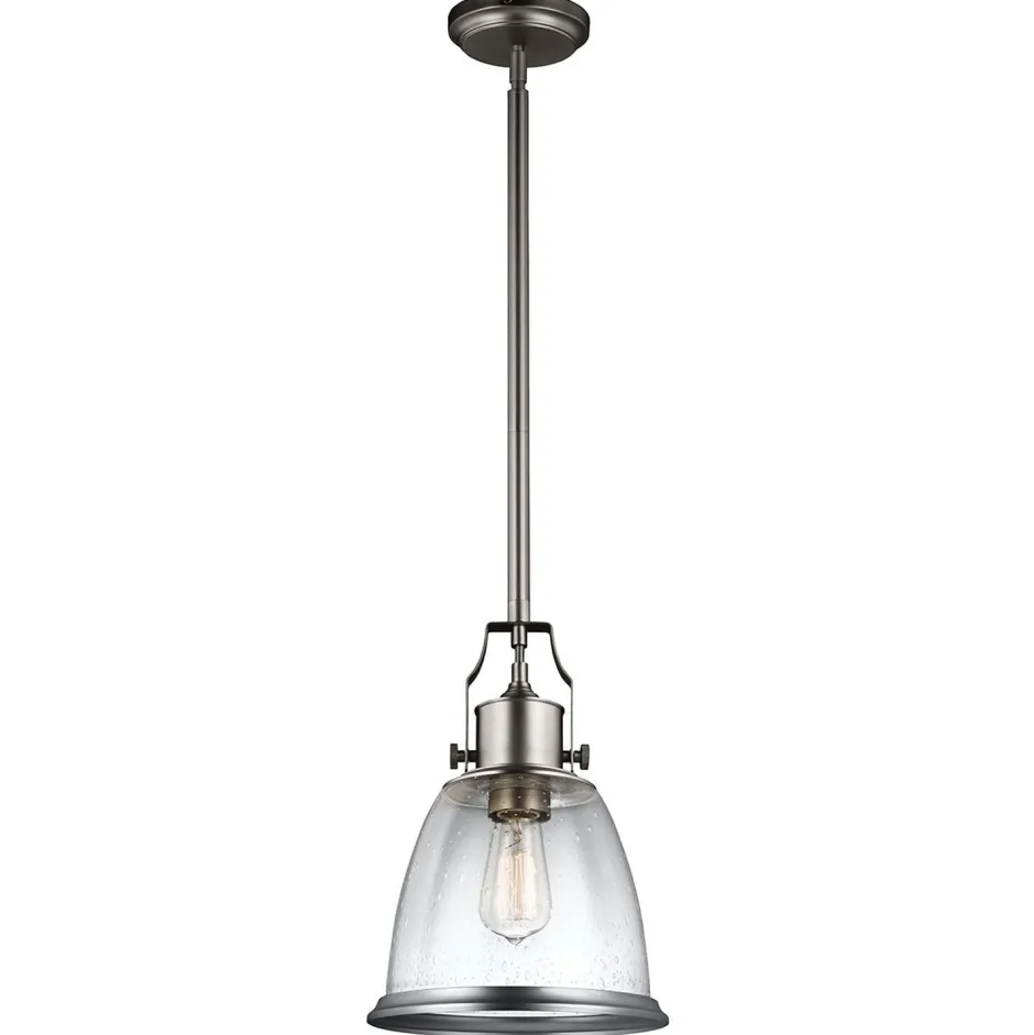 Elstead Hängelampe BABKA Nickel Ø24cm verstellbar Lampe< Hängelampen|Industrie Lampen