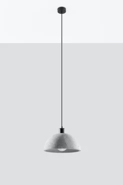 Hängelampen|Wohnzimmerlampen*Sollux Hängelampe Beton Ø 30 cm Grau E27 Küche