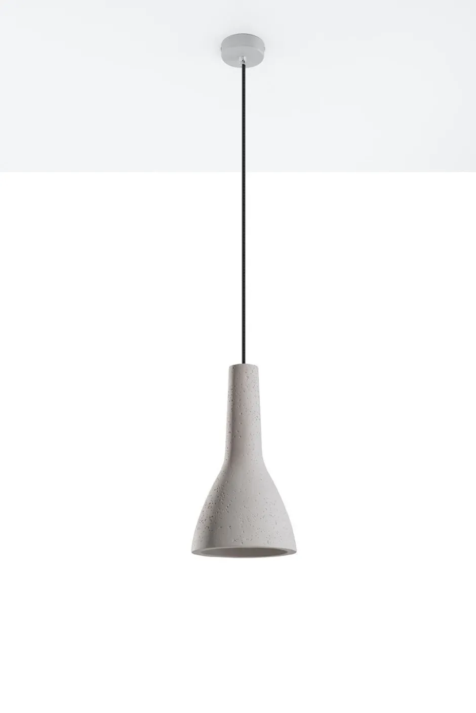 Sollux Hängelampe Beton Ø 17 cm Grau E27 Küche Esstisch< Wohnzimmerlampen|Betonlampen