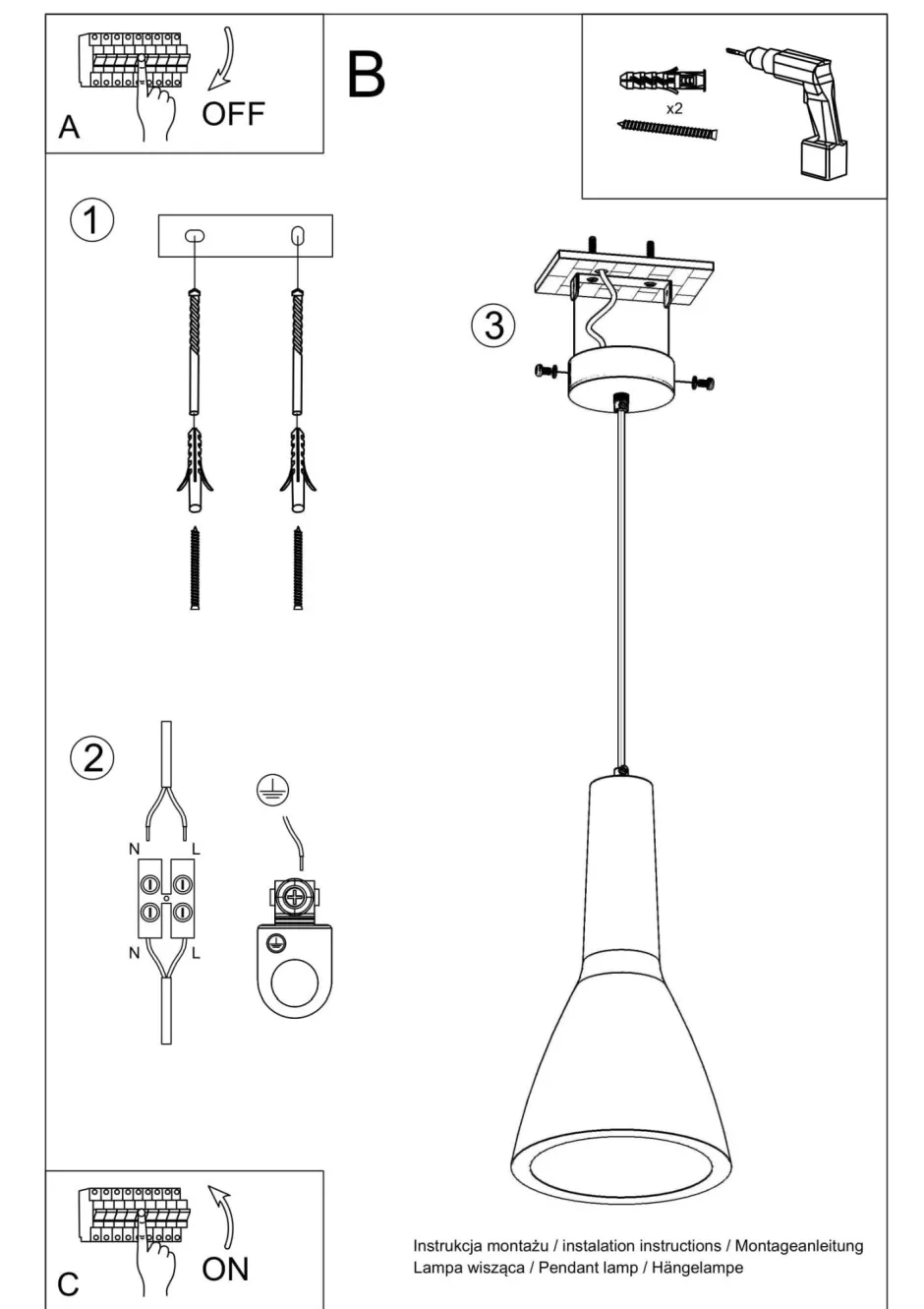 Sollux Hängelampe Beton Ø 17 cm Grau E27 Küche Esstisch< Wohnzimmerlampen|Betonlampen