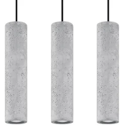 Wohnzimmerlampen|Betonlampen*Sollux Hängelampe Beton Schirm wohnlich BRENNA Pendelleuchte