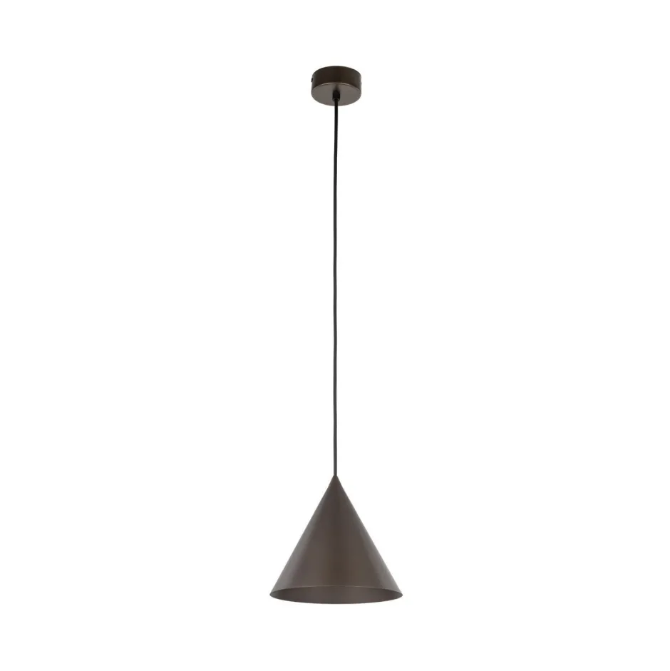 TK Lighting Hängelampe Braun Ø 19 cm H: max. 155 cm verstellbar Metall E27< Hängelampen|Esszimmer Lampen