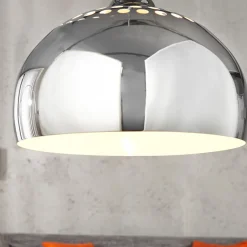 Invicta Interior Hängelampe Ø35cm rund Retro glanzvoll< Hängelampen|Retro Lampen