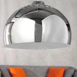 Invicta Interior Hängelampe Ø35cm rund Retro glanzvoll< Hängelampen|Retro Lampen