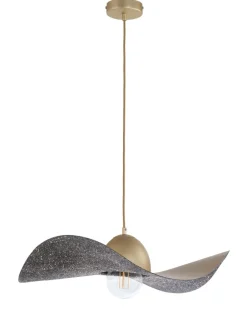Hängelampen|Moderne Lampen*Sigma Hängelampe E27 Gold Schwarz Esszimmer Modern