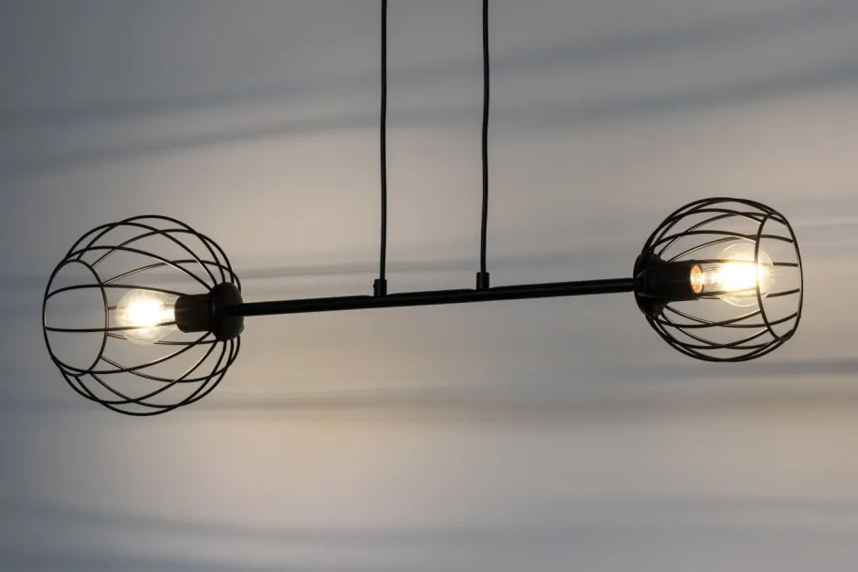 Sigma Hängelampe E27 Schwarz Metall Esstisch Retro Design< Hängelampen|Kugellampen