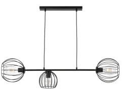 Hängelampen|Kugellampen*Sigma Hängelampe E27 Schwarz Metall Retro Design Esstisch