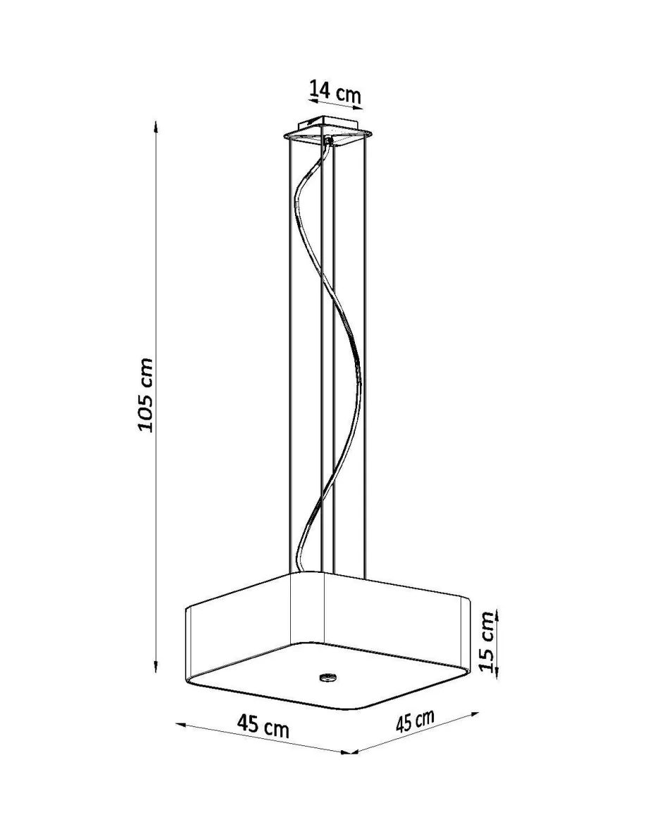 Sollux Hängelampe Esstisch B: 45 cm Schwarz Stoff Glas< Hängelampen|Esszimmer Lampen